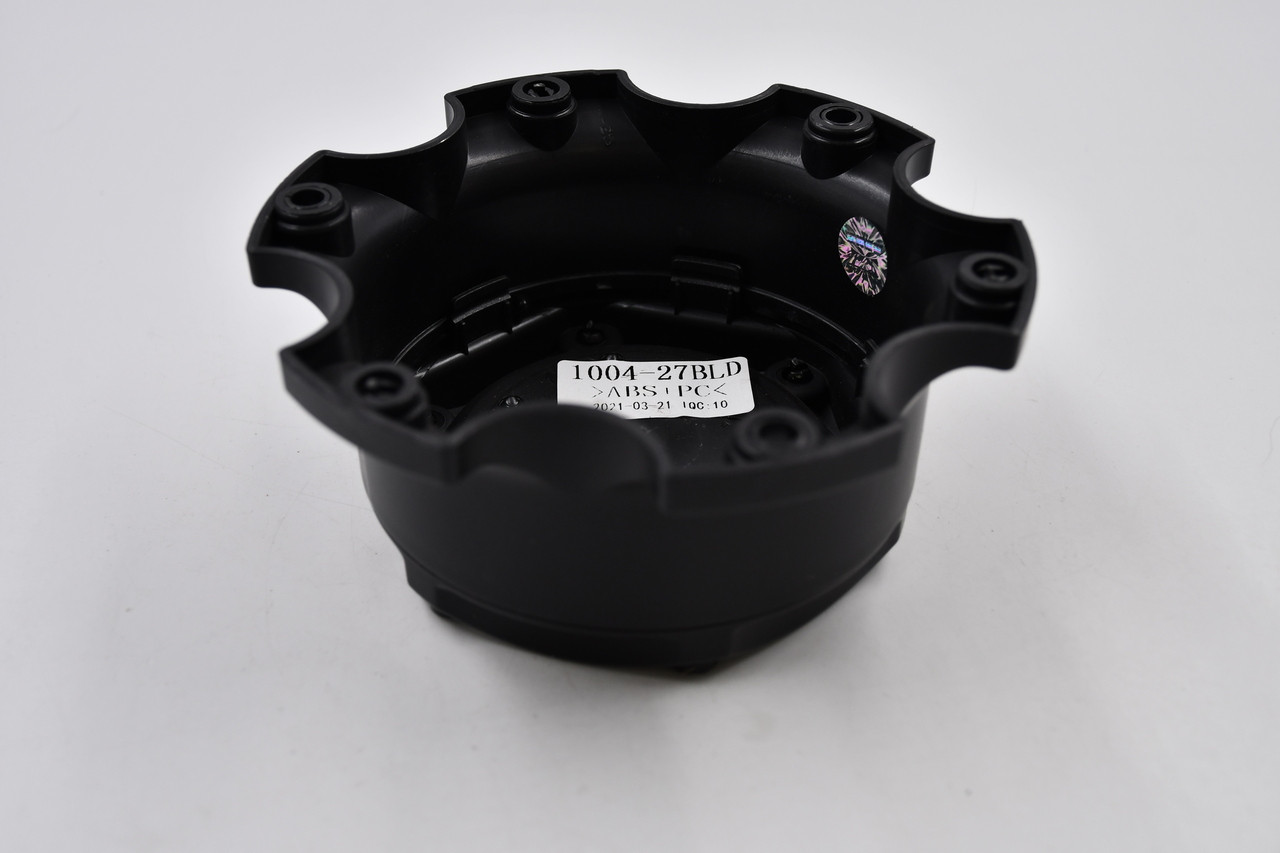 Fuel Wheels Matte Black w/ Gloss Black Logo Wheel Center Cap Hub Cap 1004-27BLD 5.5" 6 Lug