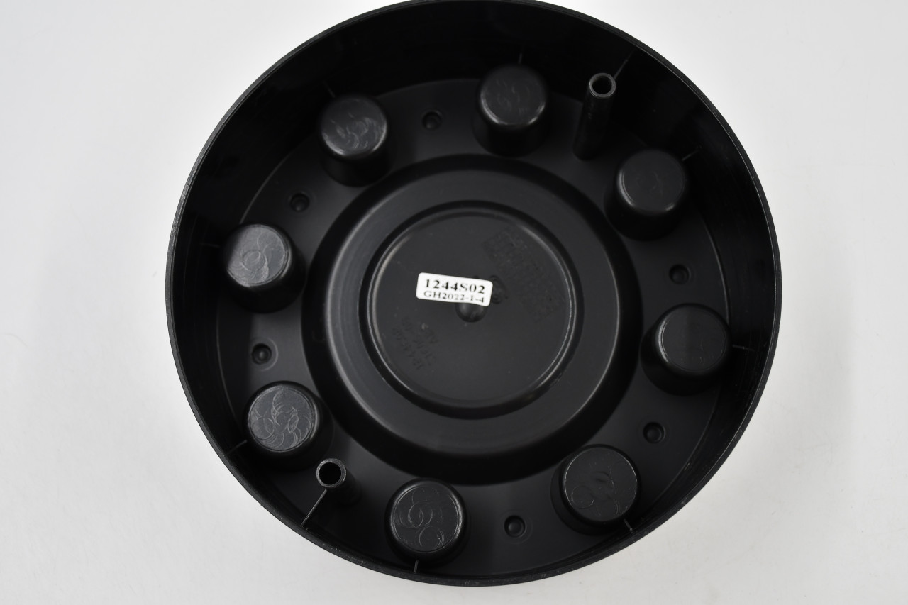 Black Rhino Hard Alloys Matte Black w/ Silver Logo Wheel Center Cap Hub Cap 1244S02(U) 8.5"