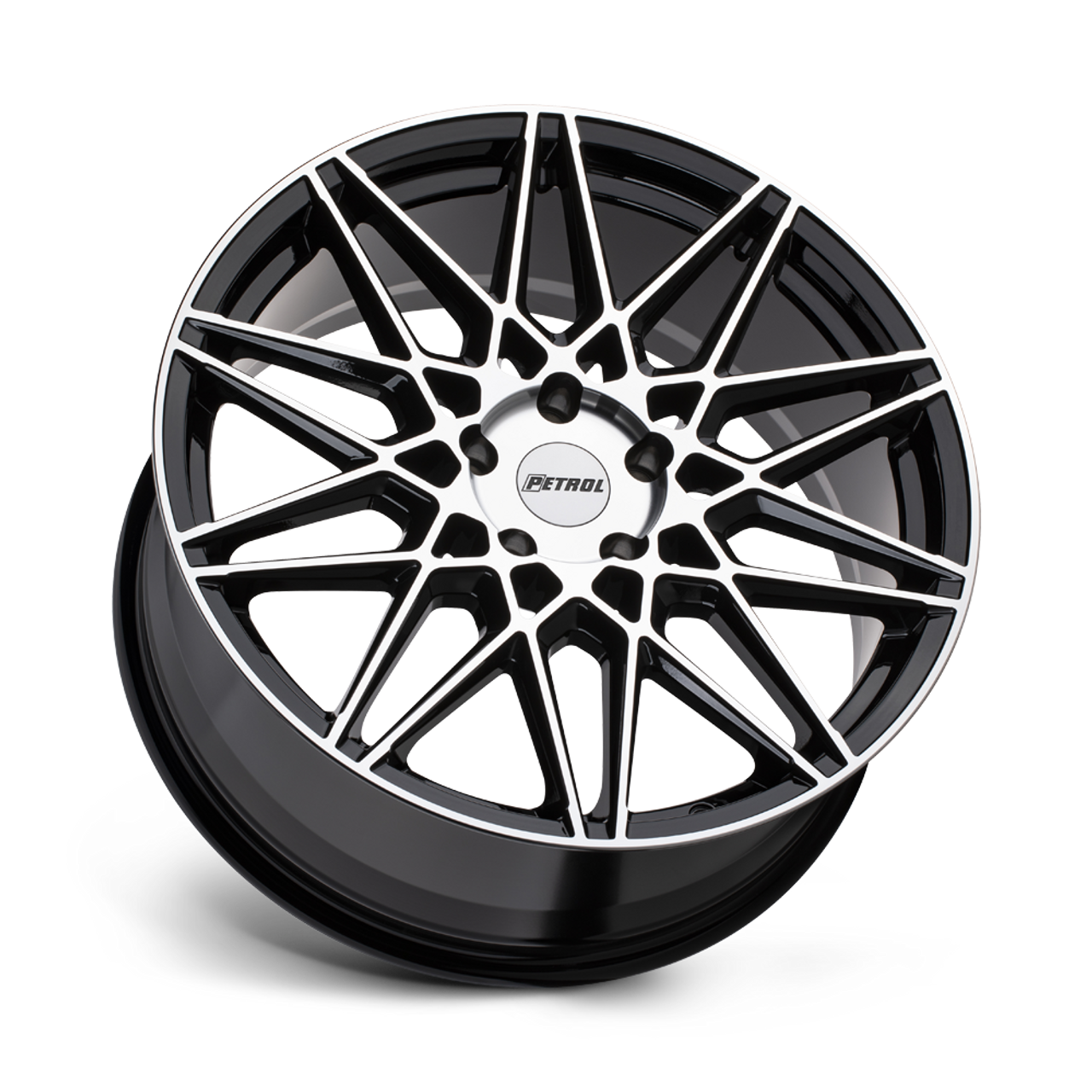 Petrol P3C 18x8 5x105 Gloss Black W/ Machined Face Wheel 18" 40mm Rim