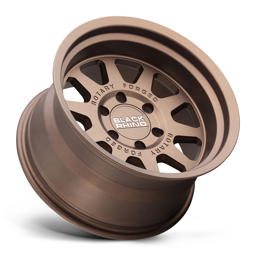 17" Black Rhino Stadium Matte Bronze 17x9.5 6x5.5 Wheel -18mm Lifted Truck Rim