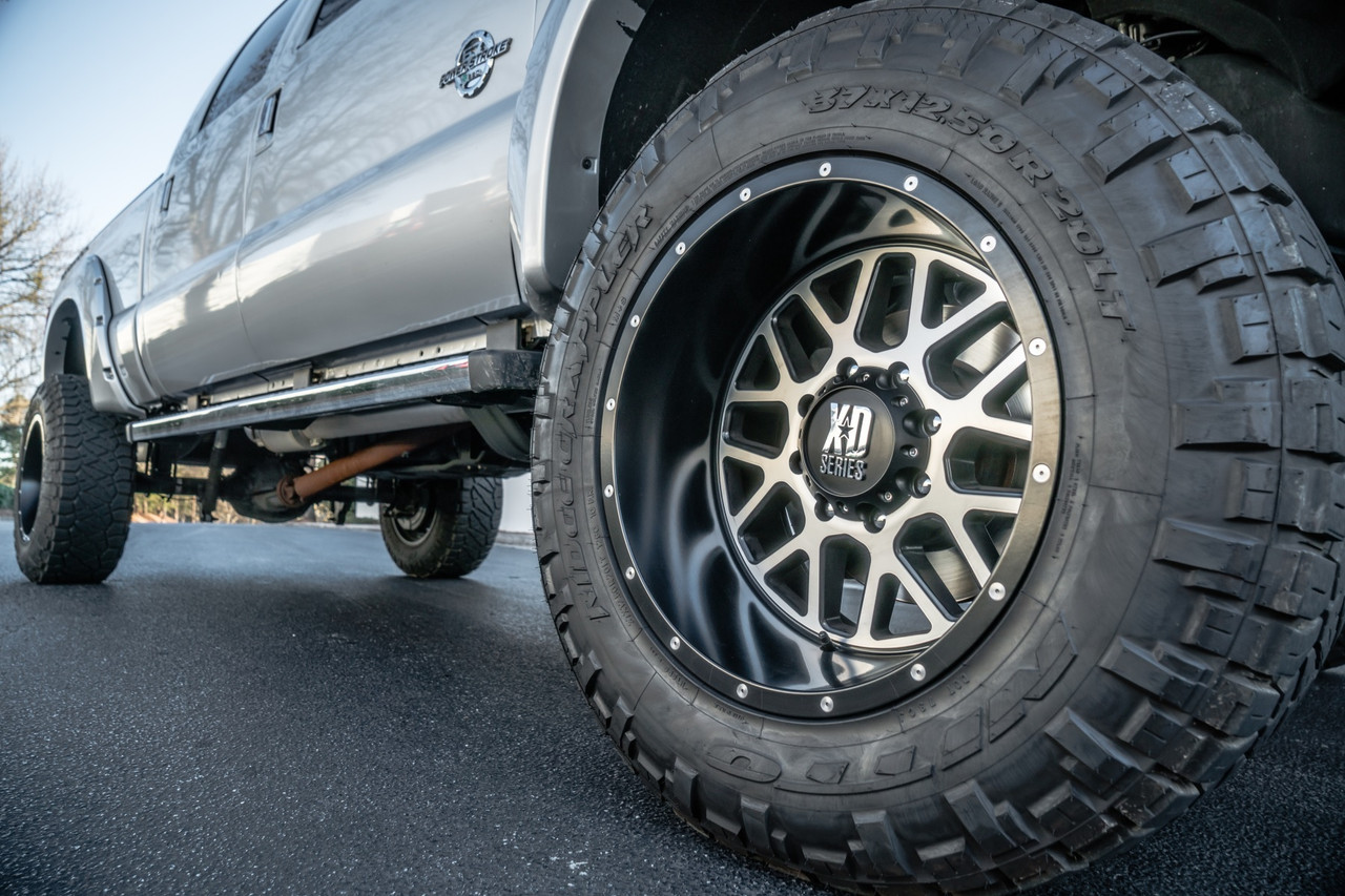 20x9 6x5.5 Satin Black Machined Face Wheel XD XD820 Grenade Rim 18mm For GMC Ram