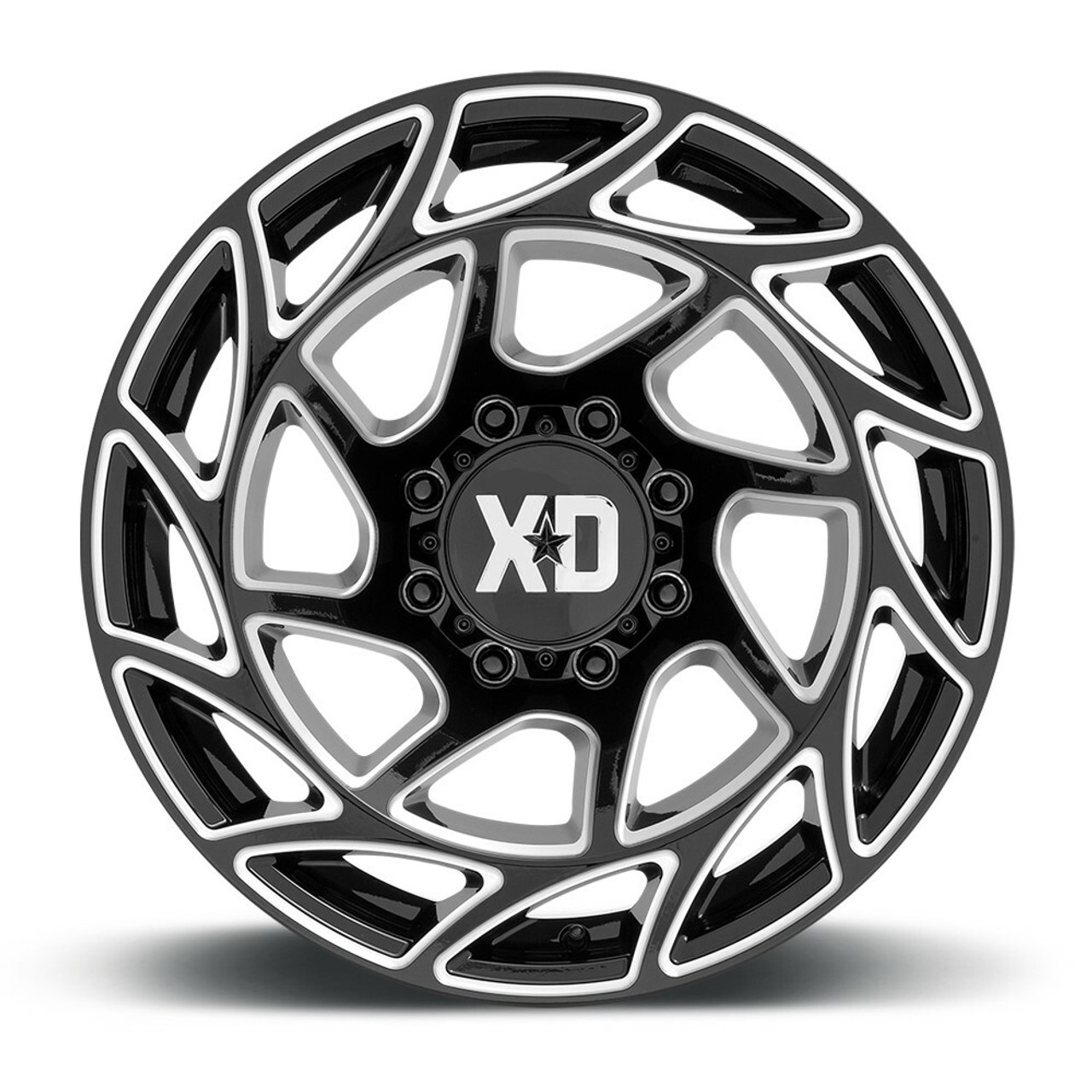 XD XD860 Onslaught 22x12 5x5.0 Gloss Black Milled Wheel 22" -44mm Rim