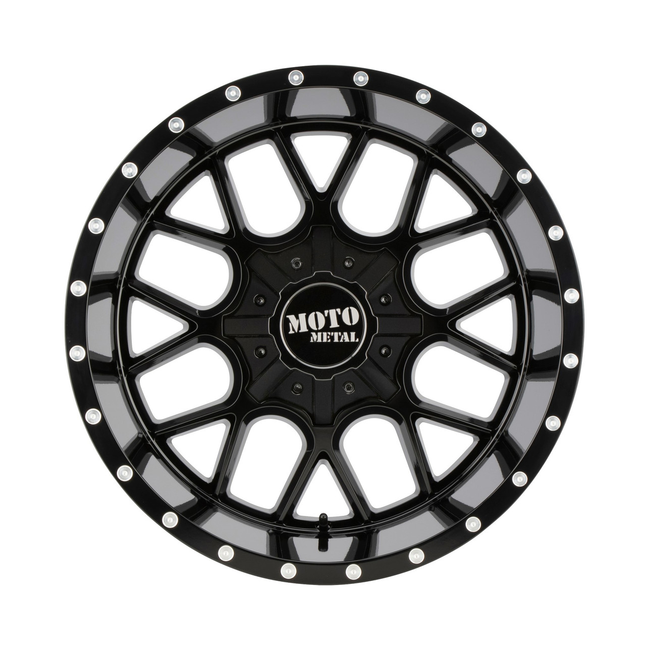 Set 4 Moto Metal MO986 Siege 20x12 6x135 6x5.5 Gloss Black Wheels 20" -44mm Rims