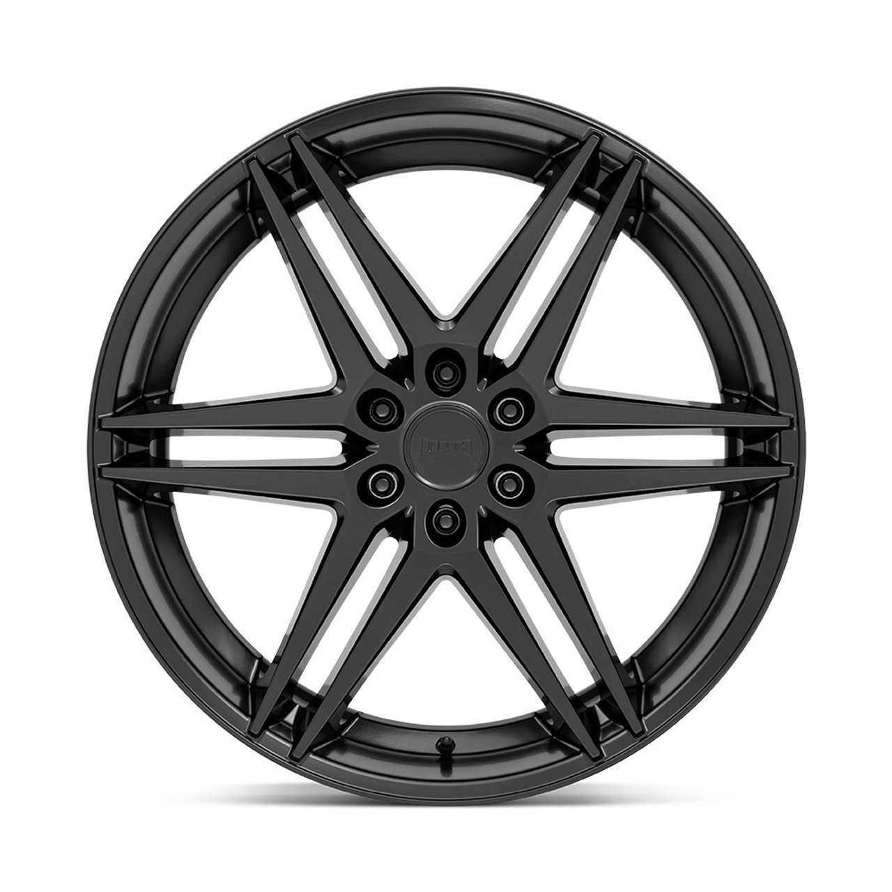 26" DUB S269 Dirty Dog 26x10 6x5.5 25mm All Matte Black Wheel For Chevy GMC Ram