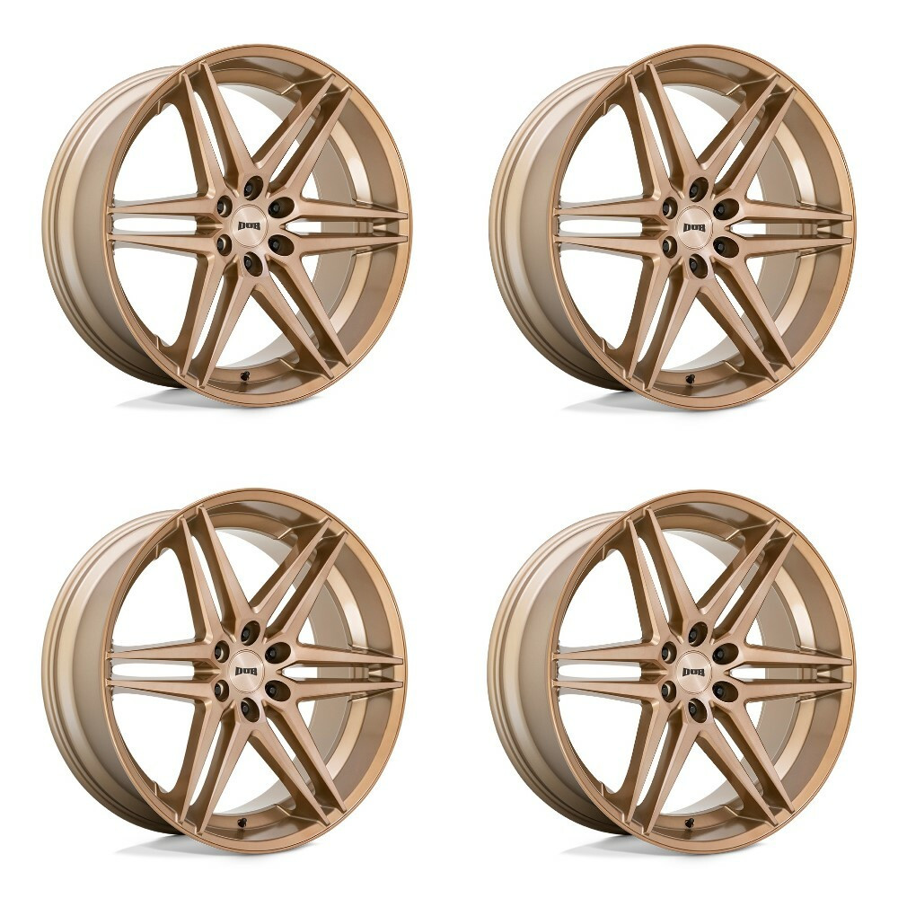 Set 4 26" DUB S266 Dirty Dog 26x10 6x135 30mm Platinum Bronze Wheels Truck Rims