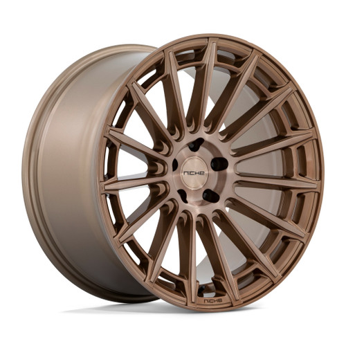 Niche 1PC M275 Amalfi 20x9 5x4.5 Platinum Bronze Wheel 20" 35mm Rim Niche 1PC M275 Amalfi 20x9 5x4.5 Platinum Bronze Wheel 20" 35mm Rim