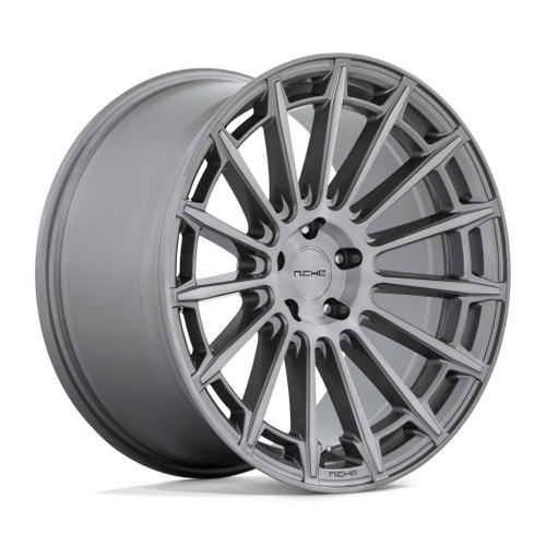 Niche 1PC M276 Amalfi 20x9 5x112 Platinum Wheel 20" 38mm Rim