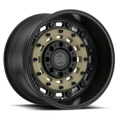 Set 4 Black Rhino Arsenal 20x12 5x5 5x5.5 Sand On Black Wheels 20" -44mm Rims