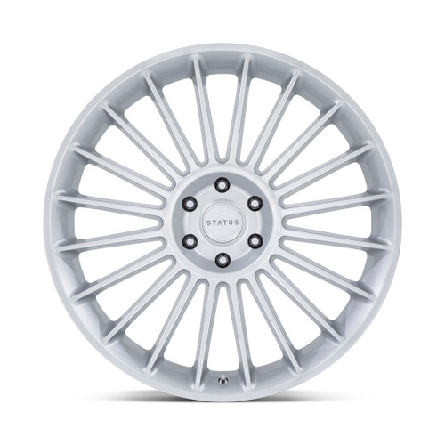 Status Venti 24x10 5x120 Gloss Silver Wheel 24" 35mm Rim