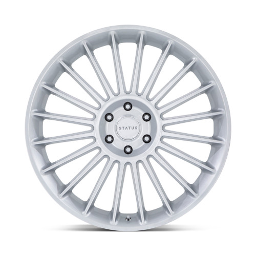 Status Venti 22x9.5 5x120 Gloss Silver Wheel 22" 30mm Rim