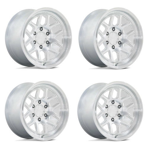 Set 4 KMC KM446 Mesa Forged Monoblock 17x8.5 6x5.5 Raw Machined Wheels 17" -10mm