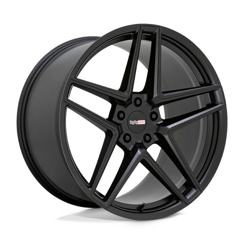 Cray Panthera 19x10.5 5x4.75 Semi Gloss Black Wheel 19" 68mm For Corvette Rim