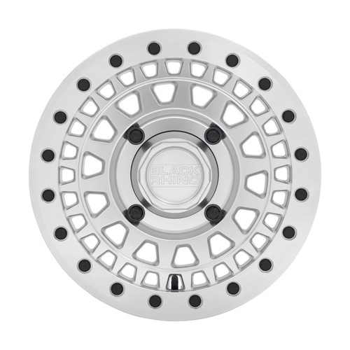 14x7 4x137 Silver Wheel Black Rhino Powersports Parker Utv Beadlock Rim 51mm