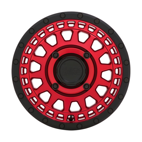 Black Rhino Powersports Parker Utv 15x7 4x156 Candy Red Black Lip Wheel 15" 51mm