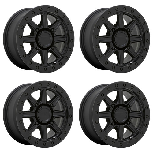 Set 4 Black Rhino Powersports Webb Utv 15x7 4x110 Matte Black Wheels 15" 36mm Set 4 Black Rhino Powersports Webb Utv 15x7 4x110 Matte Black Wheels 15" 36mm