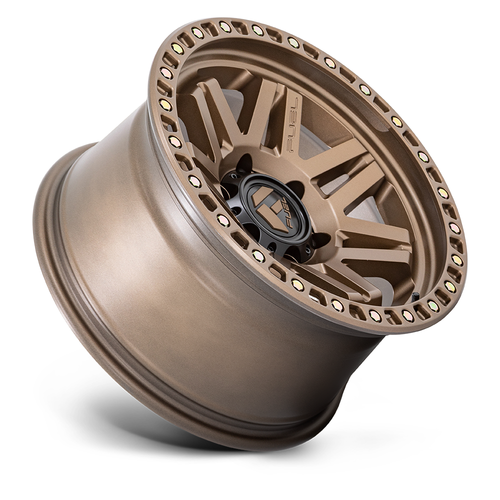 Fuel 1PC D811 Syndicate 17x9 6x5.5 Full Matte Bronze Wheel 17" -12mm Rim