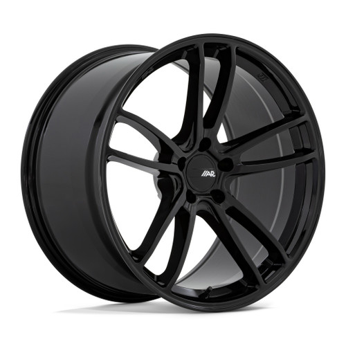 Set 4 American Racing AR941 Mach Five 19x9 5x4.5 Gloss Black Wheels 19" 30mm