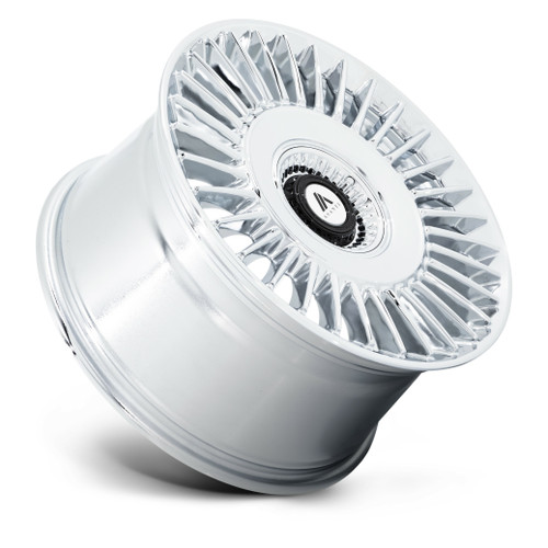 Set 4 Asanti Black ABL-40 Tiara 20x9 5x112 5x120 Chrome Wheels 20" 27mm Rims