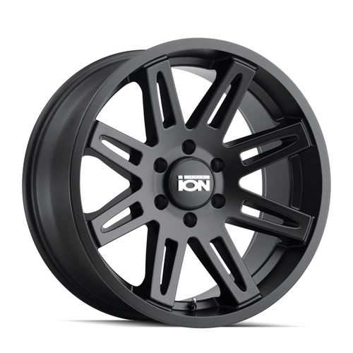 Set 4 20" Ion 142 20x9 Matte Black 5x5.5 Wheels 0mm Rims