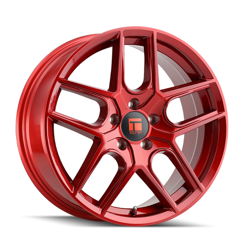 Set 4 17" Touren Tr79 17x8 CRimsson Candy Red 5x112 Wheels 35mm Rims