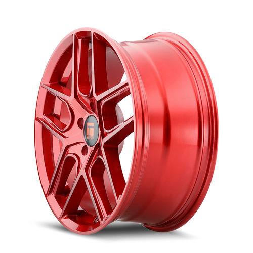 20" Touren Tr79 20x9 Crimson Candy Red 5x120 Wheel 35mm Rim