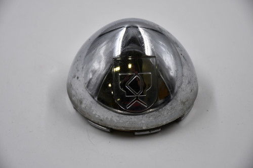 DK Wheels Chrome Wheel Center Cap Hub Cap F012-04 3.25" Bullet/Domed Shaped Snap In