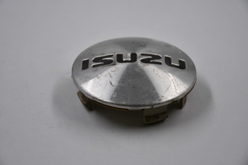 Isuzu Machined Brushed Metal w/ Gray Logo Wheel Center Cap Hub Cap 9595116(IZ,MAC) 3.125" Isuzu Ascender OEM '04-'08