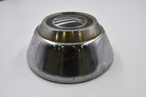 Ford Mercury Aluminum Metal w/ Chrome & Black Inset Wheel Center Cap Hub Cap MERCURY/7 7" Mercury Grand Marquis Sable Lincoln "Dog Dish"