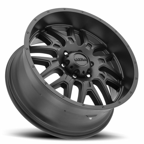 17" Ultra 203SB Hunter 17x9 6x135 Satin Black Satin Clear-Coat Wheel 18mm Rim