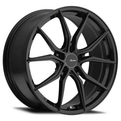 18" Advanti Racing 80B Hybris  18x8 Matte Black Wheel 5x115 +35mm