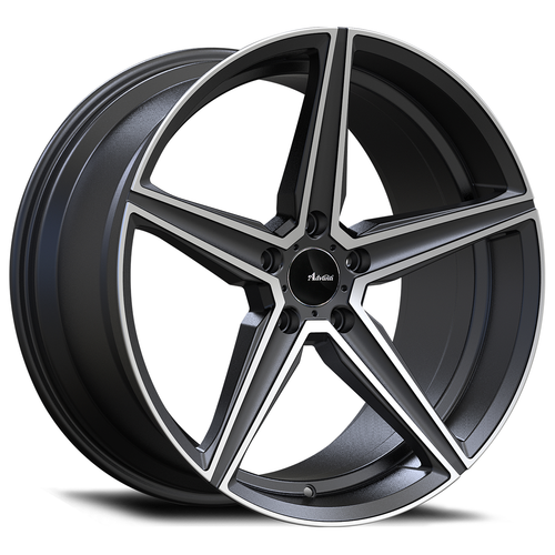 20" Advanti Racing 87MG Cammino 20x9 5x4.5 Matte Gunmetal Machined Face 45mm Rim