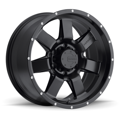 18" Mamba 586B M14 18X9 6x135 Matte Black Wheel 25mm For Ford Lincoln Truck Suv