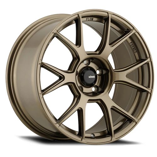 Set 4 19" Konig 56BZ Ampliform  19x8.5 Wheels 5x4.50 +30mm