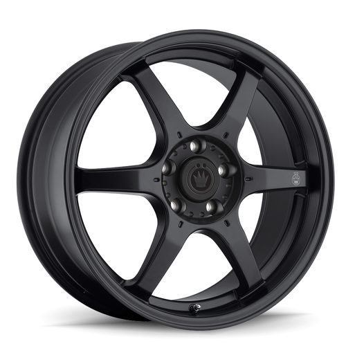 17" Konig 30B Backbone 17x7.5 5x100 Matte Black Wheel 45mm Rim