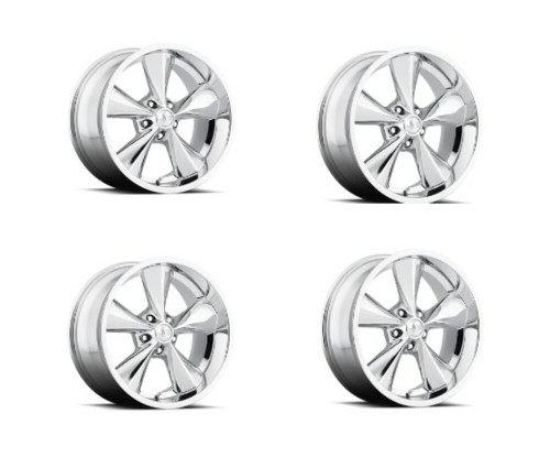 Set 4 17" Boyd Coddington BC1P Junkyard Dog  17x8 Wheels 5x4.75 +00mm