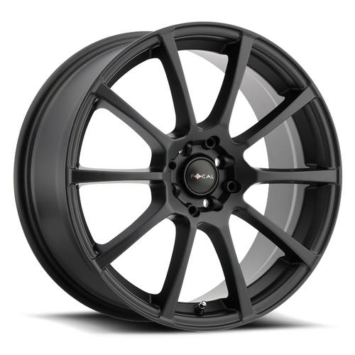 17" Focal 448SB F-20 17x8 4x100 4x108 Satin Black Satin Clear-Coat Wheel 42mm 17" Focal 448SB F-20 17x8 4x100 4x108 Satin Black Satin Clear-Coat Wheel 42mm