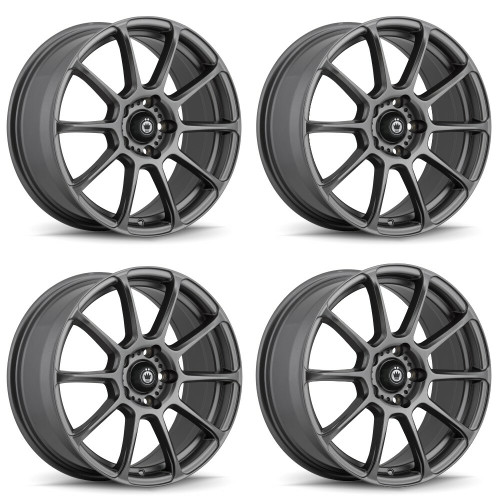 Set 4 17" Konig 41MG Runlite  17x7.5 Wheels 4x100 +45mm