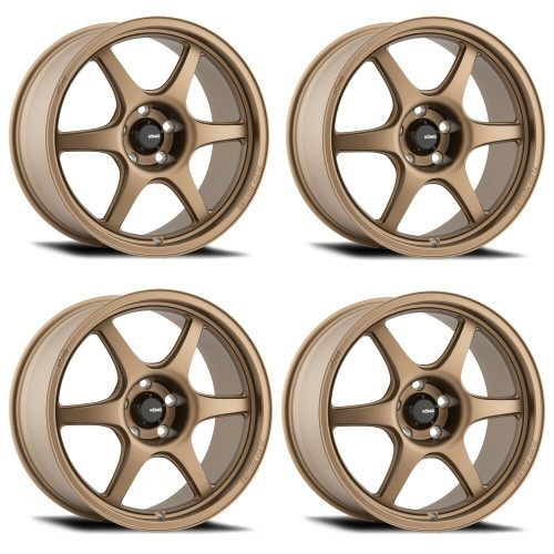 Set 4 17" Konig 106BZ Hexaform  17x8 Wheels 5x100 +40mm