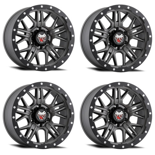 Set 4 17" Mamba 597MG M25  17x9 Wheels 6x135 +12mm