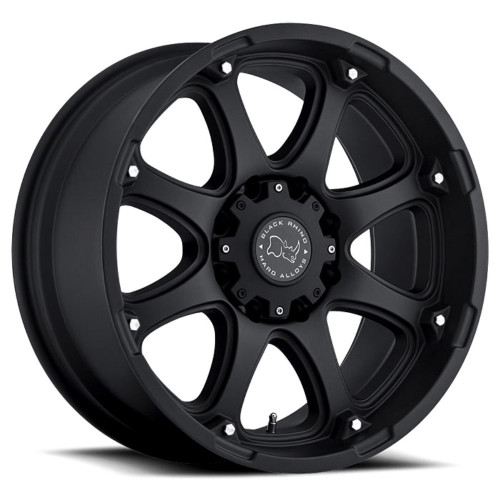 Black Rhino Glamis 18x9 5x5.0 Matte Black Wheel 18" -12mm For Chevy GMC Rim
