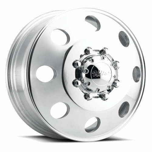 17" Ultra 02P Modular Dually 17x6.5 8x6.5 Polished Wheel 134mm Front Rim