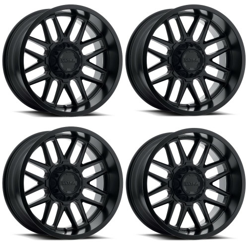 Set 4 20" Ultra 231SB Butcher  20x10 Wheels 8x180 -25mm