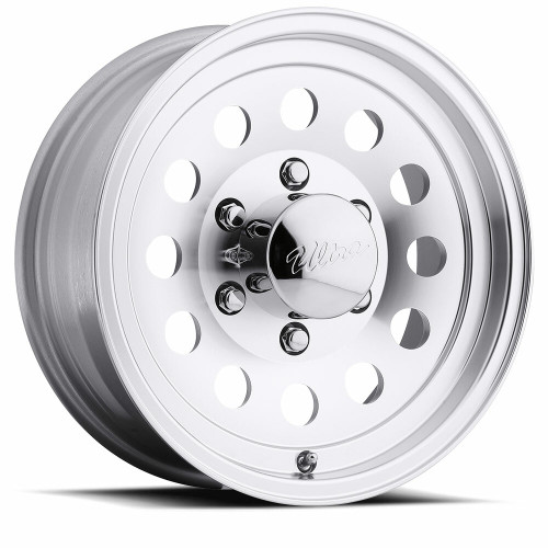 15" Ultra 062 Smooth Mod Trailer 15x8 6x5.5 Machined Clear Coat Wheel -20mm Rim