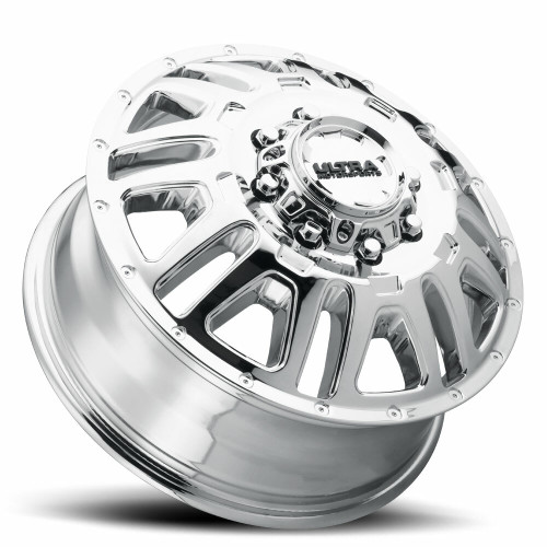 17" Ultra 003FC Hunter Dually 17x6.5 8x6.5 Chrome Plated Wheel 129mm Rim
