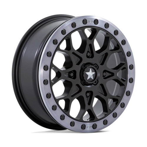 Set 4 MSA Offroad M48 Portal Beadlockx6 4x110 Black Gray Wheels" 38mm Rims