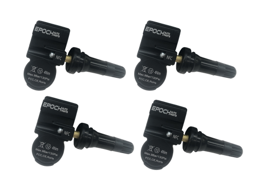 Set 4 TPMS Tire Pressure Sensors 315Mhz Rubber fits 2008 Infiniti EX Series (J50)