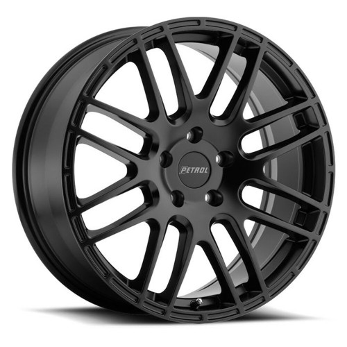 Set 4 Petrol P6A 18x8 5x112 Matte Black Wheels 18" 40mm Rims