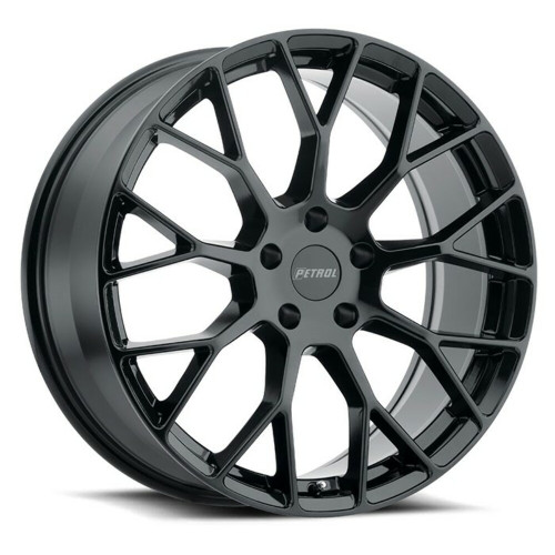 Set 4 Petrol P2B 19x8 5x120 Gloss Black Wheels 19" 35mm Rims