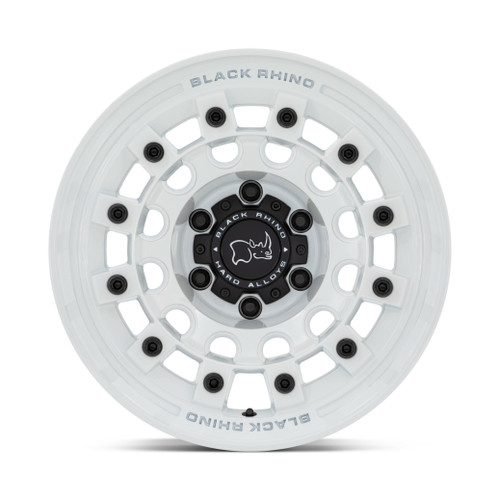 Black Rhino Fuji 17x8 6x5.5 Gloss White Wheel 17" 20mm For Nissan Titan Rim