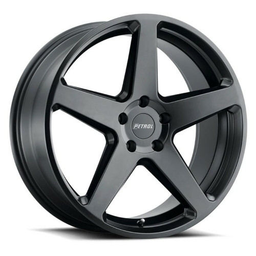 Set 4 Petrol P2C 19x8 5x4.5 Semi Gloss Black Wheels 19" 40mm Rims